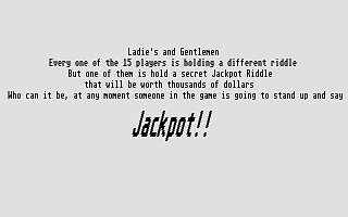 Jackpot atari screenshot